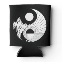 Zen Yin Yang Schwarz-weiß