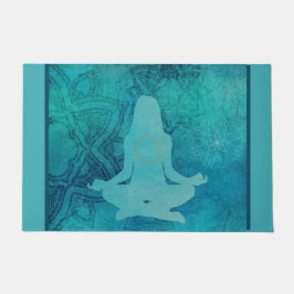 Zen Yoga Lotus Meditation Chakra Herz Fußmatte