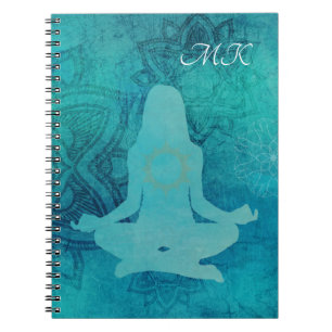 Zen Yoga Lotus Meditation Writer’s Notizblock