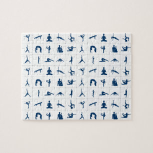 Zen-Yoga-Posen Meditation Puzzle