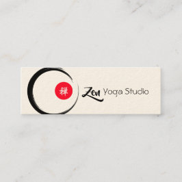 Zen Yoga Studio Mini Visitenkarte