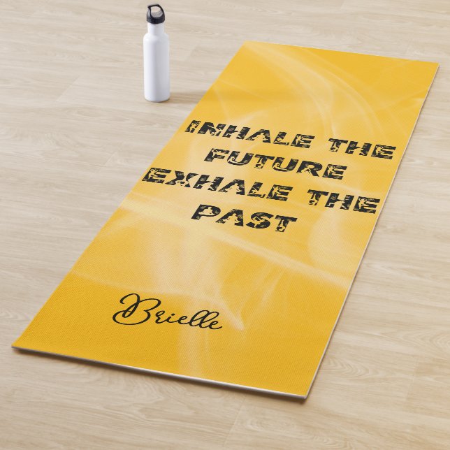 Zen | Yoga-Zitat | Personalisiert Name Mat Yogamatte (Beispiel)