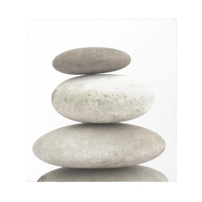 Zen-Yogasteine Notizblock (Vorderseite)