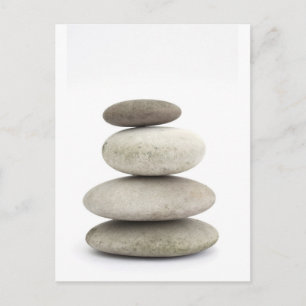 Zen-Yogasteine Postkarte