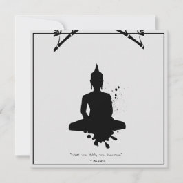 Zen Zitat: Weisheit und Meditation Einladung