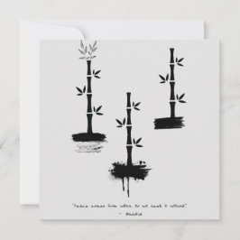 Zen Zitat: Weisheit und Meditation Einladung