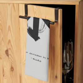 Zen Zitat: Weisheit und Meditation Geschirrtuch