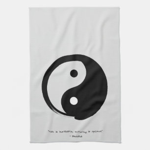 Zen Zitat: Weisheit und Meditation Geschirrtuch