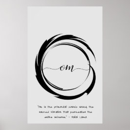Zen Zitat: Weisheit und Meditation Poster