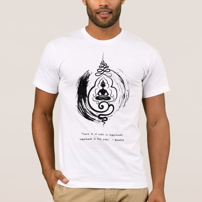 Zen Zitat: Weisheit und Meditation T-Shirt (Vorderseite)