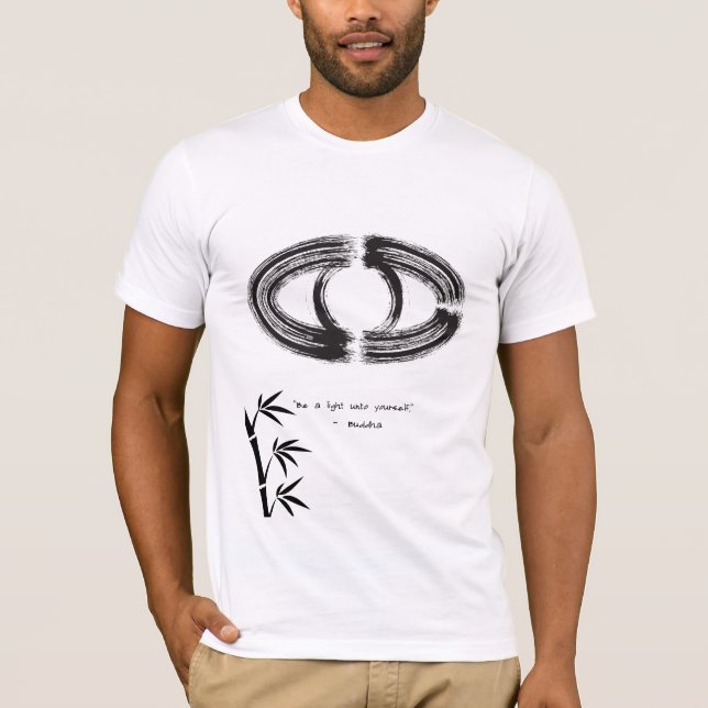 Zen Zitat: Weisheit und Meditation T-Shirt (Vorderseite)