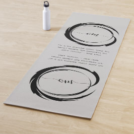 Zen Zitat: Weisheit und Meditation Yogamatte