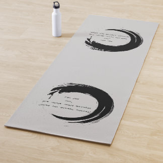 Zen Zitat: Weisheit und Meditation Yogamatte