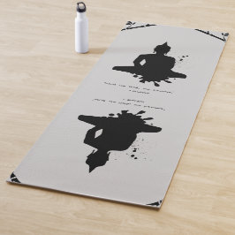 Zen Zitat: Weisheit und Meditation Yogamatte