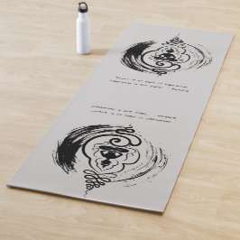 Zen Zitat: Weisheit und Meditation Yogamatte