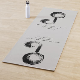 Zen Zitat: Weisheit und Meditation Yogamatte