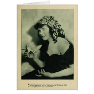 Zena Keefe 1920 Vintage Porträtkarte