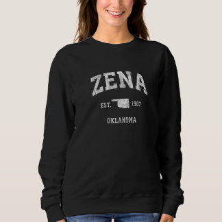 Zena Oklahoma Ok Vintage Sportartikel Sweatshirt