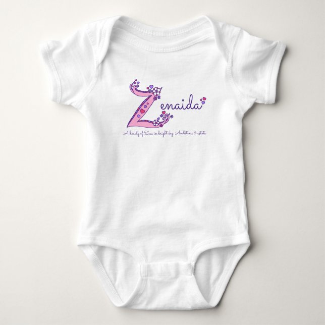 Zenaida Girda Z Name bedeutet Custom tee (Vorderseite)