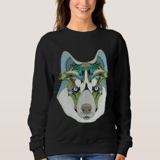 Zenart Gemustert Husky Sweatshirt