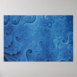 Zend to Null Blue Poster