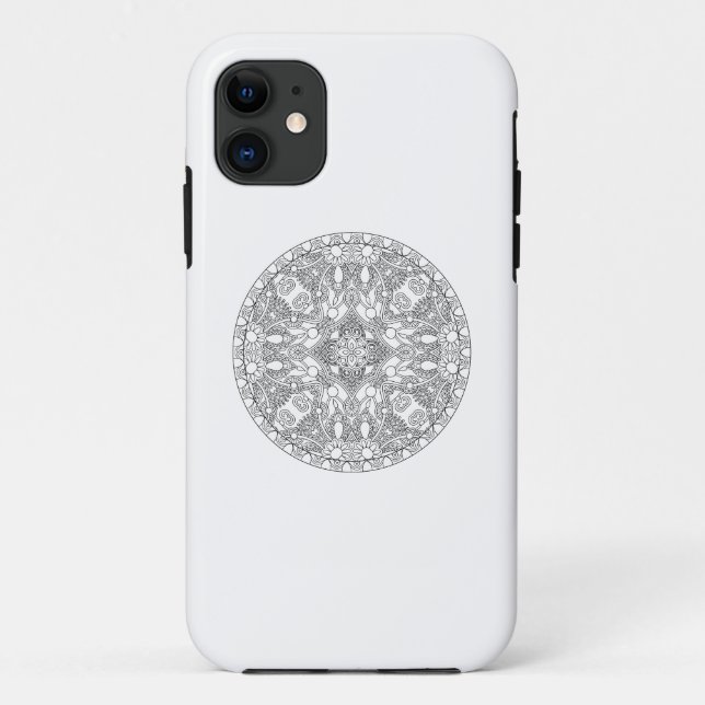 Zendala Entwurf Case-Mate iPhone Hülle (Rückseite)