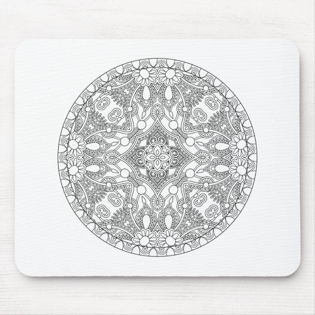 Zendala Entwurf Mousepad (Vorne)