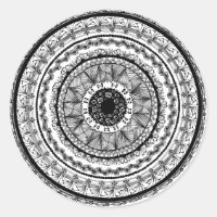 Zendala "Vanity" Round Sticker