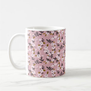 Zender Frühlingskirsche blühen auf rosa  Kaffeetasse