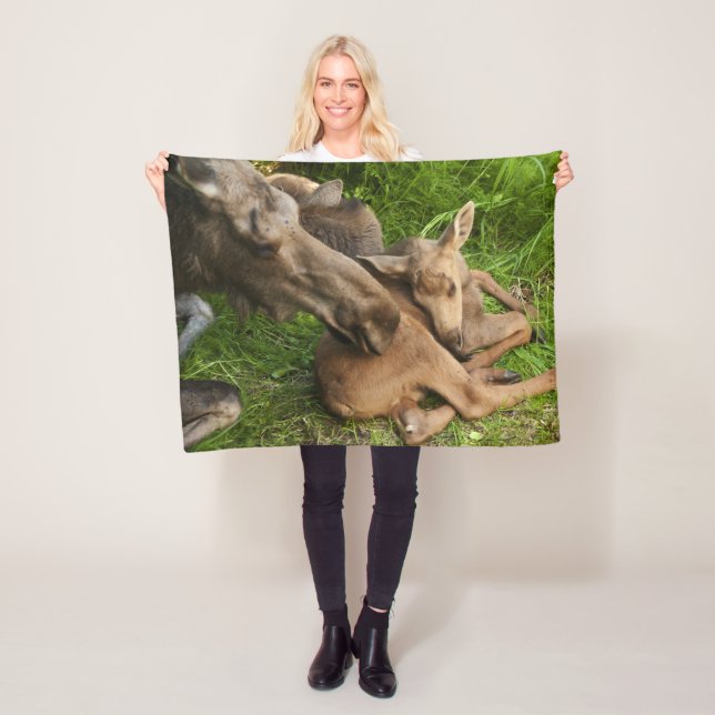 Zender Mother Moose Fleecedecke (Beispiel)