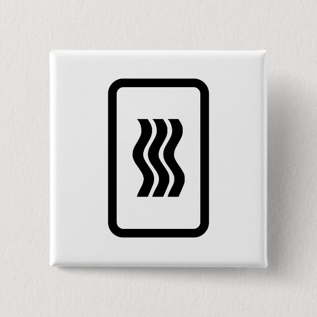 Zener Card | 3 Vertikale Wavy Lines Button (Vorderseite)