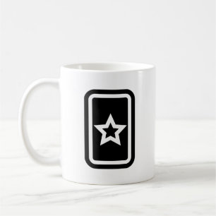 Zener Card   Hollow 5 Point Star Kaffeetasse