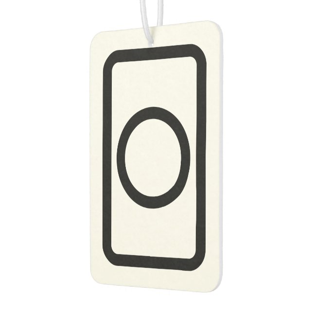 Zener Card | Hollow Circle Autolufterfrischer (Links)