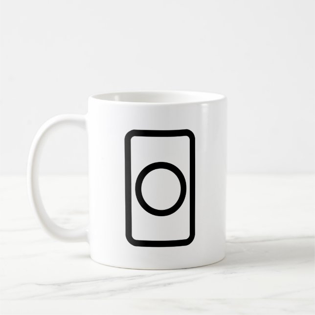 Zener Card | Hollow Circle Kaffeetasse (Links)