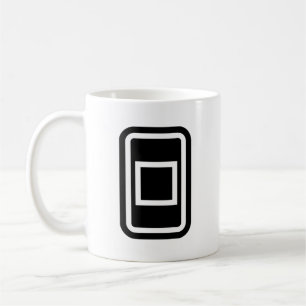 Zener Card   Hollow Square Kaffeetasse