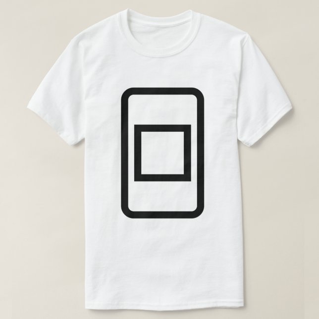 Zener Card | Hollow Square T-Shirt (Design vorne)