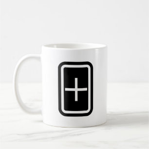 Zener Card   Pluszeichen Kaffeetasse