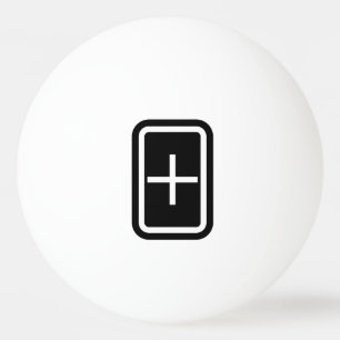 Zener Card Pluszeichen Tischtennisball