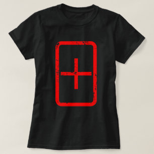 Zener Karte   Pluszeichen {Vintage} T-Shirt
