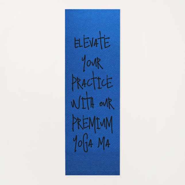 "ZenFlow Premium Yoga Mat Yogamatte (Vorderseite)