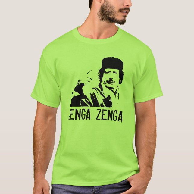 Zenga Zenga! (Limone grüne Ausgabe) T-Shirt (Vorderseite)