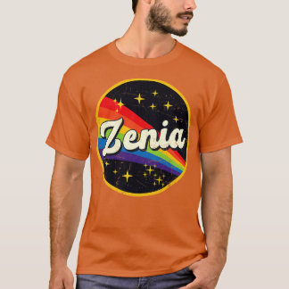 Zenia Rainbow in Space Vintag GrungeStyle T-Shirt