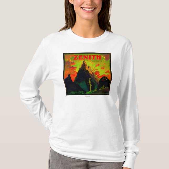 Zenit orange LabelWhittier, CA T-Shirt (Vorderseite)