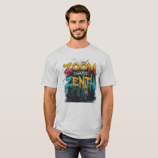 Zenith Bound: Abstrakte kosmische Reise T-Shirt
