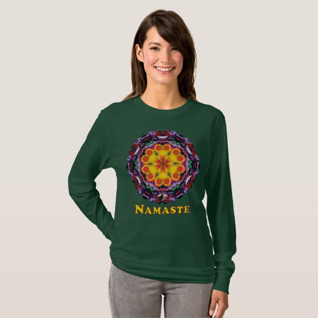 Zenith Namaste Kaleidoskop T - Shirt (Vorne ganz)