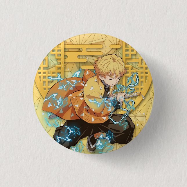 Zenitsu Agatsuma Button (Vorderseite)