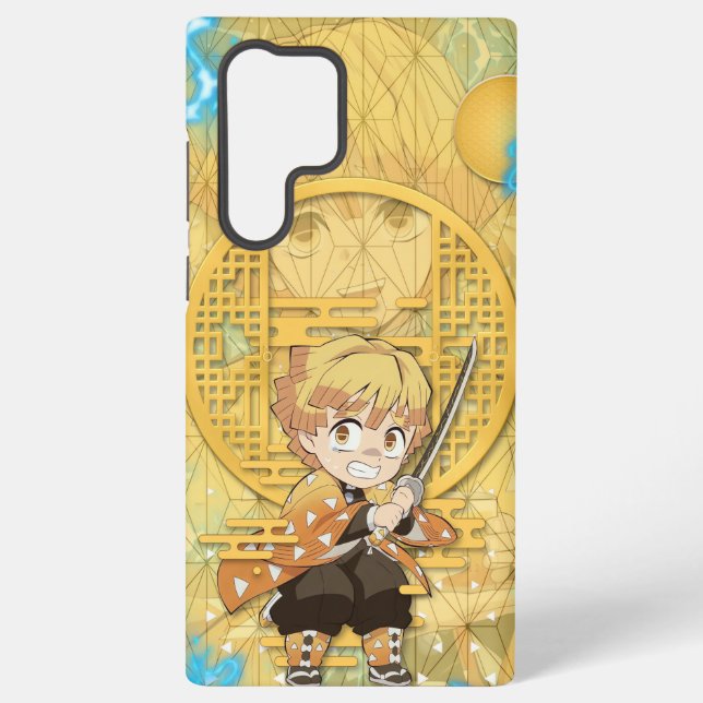 Zenitsu Agatsuma Chibi Samsung Galaxy Hülle (Rückseite)