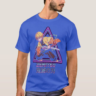Zenitsu Agatsuma Demon Slayer Fan Art girl T-Shirt