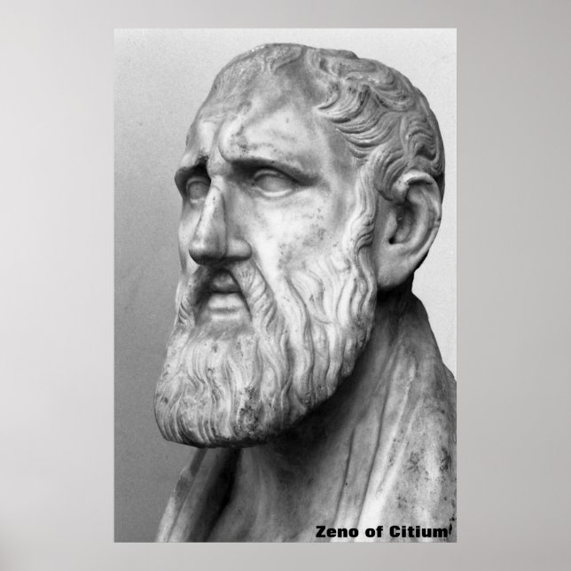 Zeno Citium / Griechischer Philosoph / Poster (Vorne)