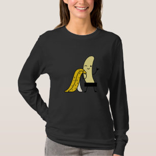 Zensored Yellow Banana Print Fruits T-Shirt